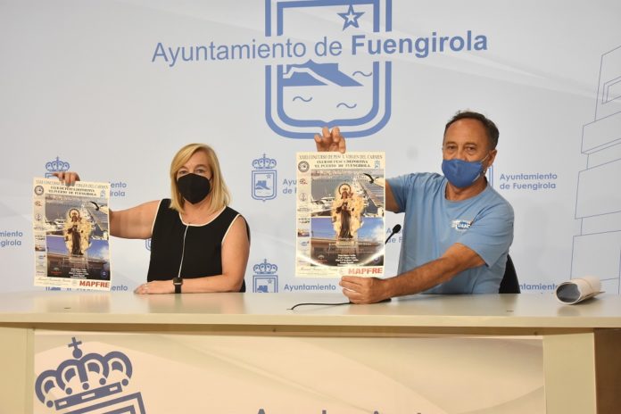 Hernández y Ruano informan del concurso de pesca Virgen del Carmen