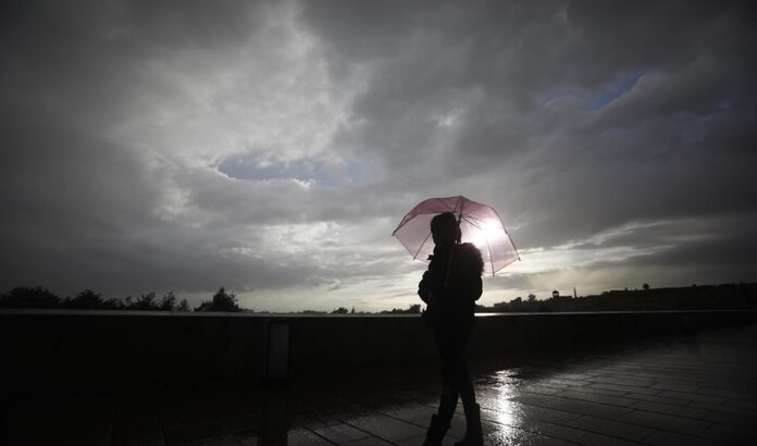 Activado para el miércoles el aviso naranja por lluvias en Málaga