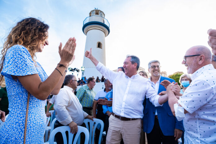 El candidato socialista a la Junta de Andalucía y secretario general del PSOE andaluz, Juan Espadas