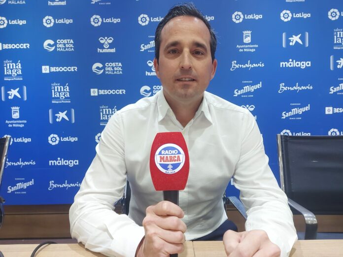 Kike Pérez en una entrevista con Radio MARCA Málaga